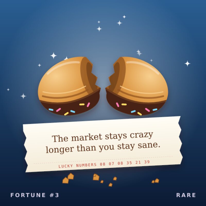 Rare fortune cookie