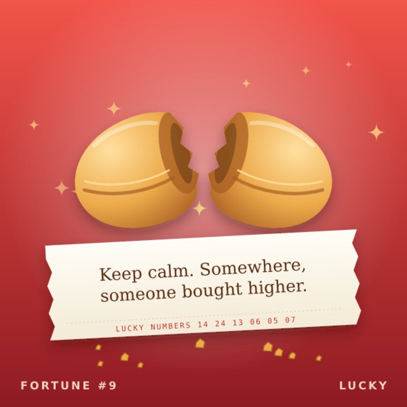 Lucky fortune cookie